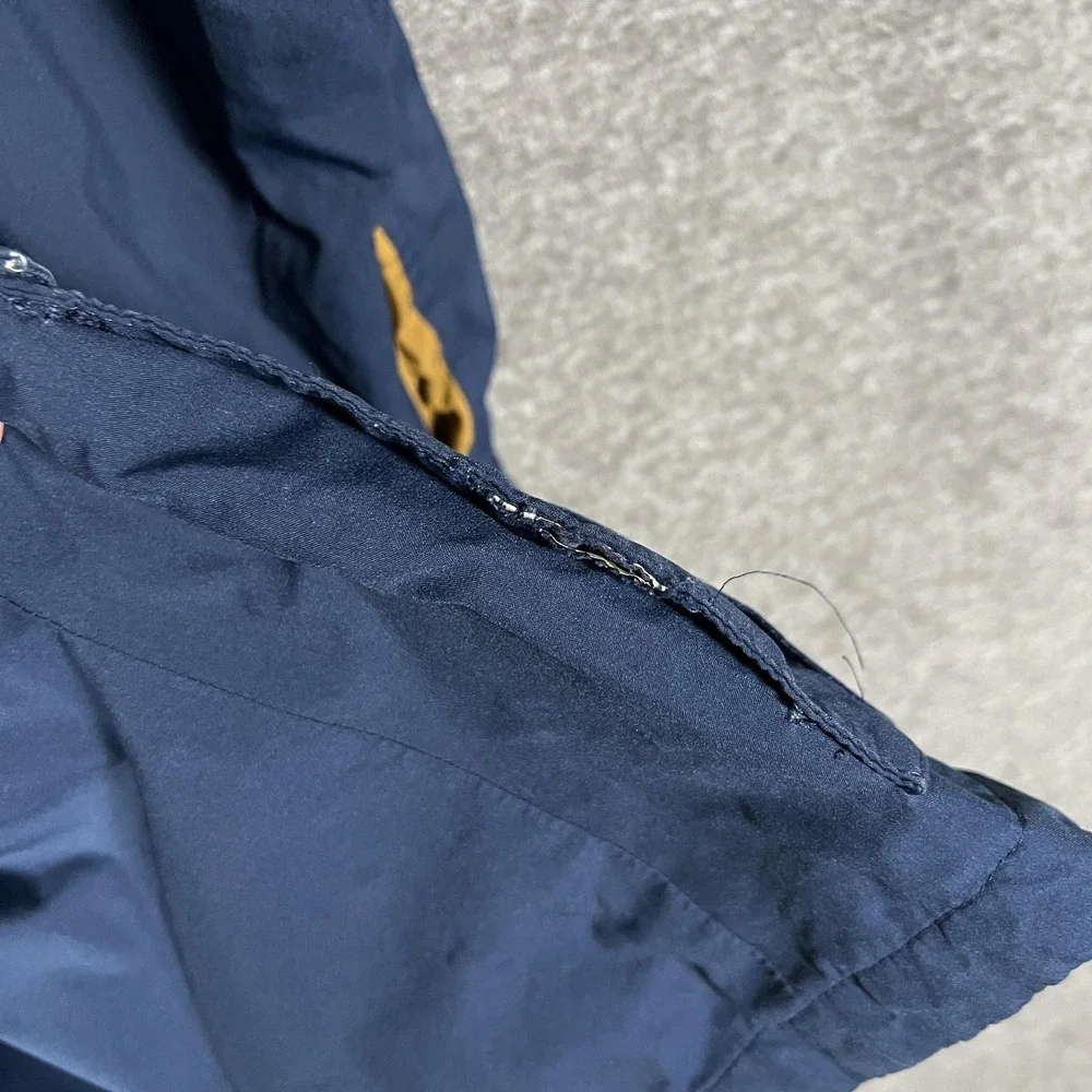 Vintage Eddie Bauer Jacket Mens Large Blue Gore-Tex Parka Hooded Waterproof‎ 90s